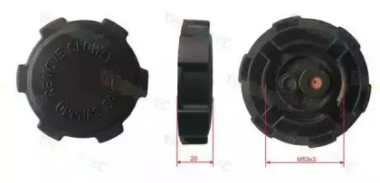 DBSC003TC THERMOTEC Крышка, резервуар охлаждающей жидкости