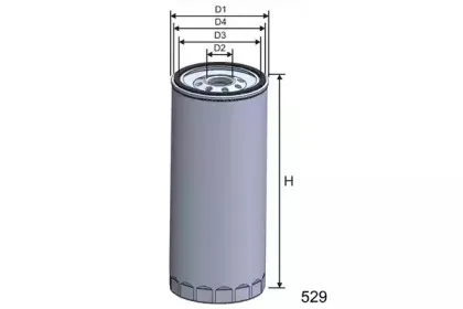 Z288 MISFAT Масляный фильтр