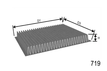 HB195 MISFAT Фильтр, воздух во внутренном пространстве