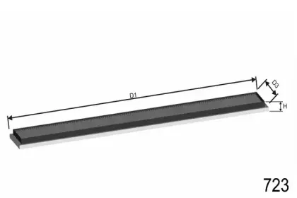 HB191 MISFAT Фильтр, воздух во внутренном пространстве