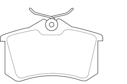 WBP20961A WAGNER Комплект тормозных колодок, дисковый тормоз