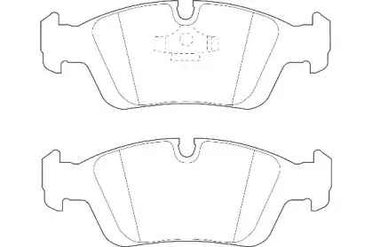 WBP21292A WAGNER Комплект тормозных колодок, дисковый тормоз