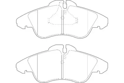 WBP21576A WAGNER Комплект тормозных колодок, дисковый тормоз