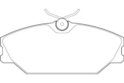 WBP23172A WAGNER Комплект тормозных колодок, дисковый тормоз
