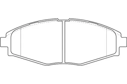 WBP23241A WAGNER Комплект тормозных колодок, дисковый тормоз