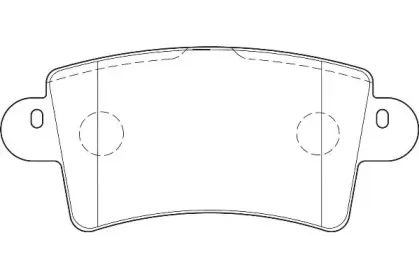 WBP23669A WAGNER Комплект тормозных колодок, дисковый тормоз