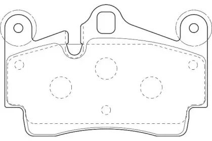 WBP23694A WAGNER Комплект тормозных колодок, дисковый тормоз