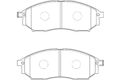 WBP23698A WAGNER Комплект тормозных колодок, дисковый тормоз