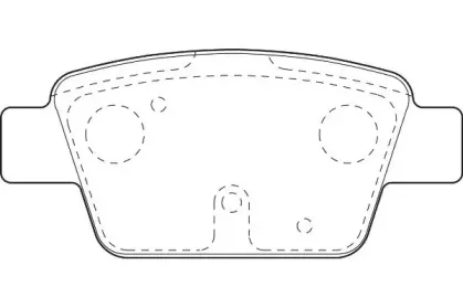 WBP23714A WAGNER Комплект тормозных колодок, дисковый тормоз