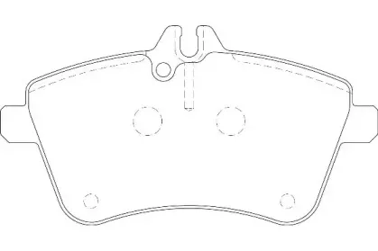 WBP23881A WAGNER Комплект тормозных колодок, дисковый тормоз