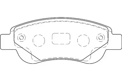 WBP23959A WAGNER Комплект тормозных колодок, дисковый тормоз