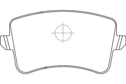 WBP24606A WAGNER Комплект тормозных колодок, дисковый тормоз