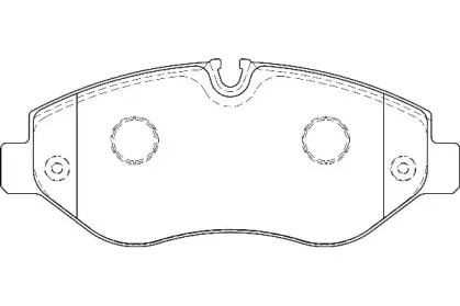 WBP29192A WAGNER Комплект тормозных колодок, дисковый тормоз