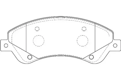 WBP24485A WAGNER Комплект тормозных колодок, дисковый тормоз