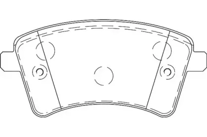 WBP24693B WAGNER Комплект тормозных колодок, дисковый тормоз