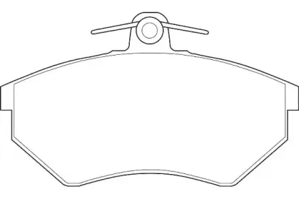 WBP20168B WAGNER Комплект тормозных колодок, дисковый тормоз