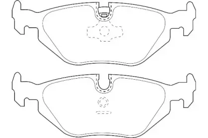 WBP20180A WAGNER Комплект тормозных колодок, дисковый тормоз