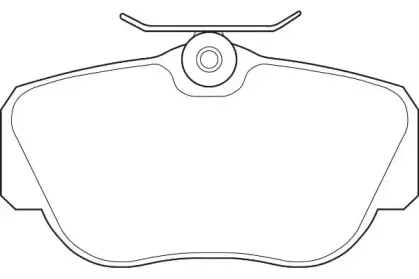 WBP21055A WAGNER Комплект тормозных колодок, дисковый тормоз