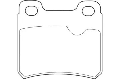 WBP21140A WAGNER Комплект тормозных колодок, дисковый тормоз