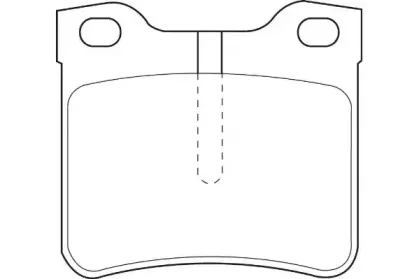 WBP21278C WAGNER Комплект тормозных колодок, дисковый тормоз