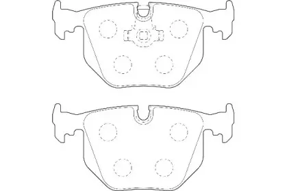 WBP21282A WAGNER Комплект тормозных колодок, дисковый тормоз