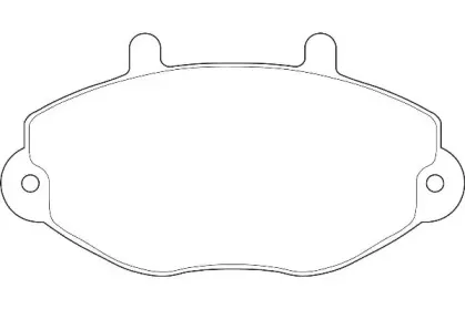 WBP21469A WAGNER Комплект тормозных колодок, дисковый тормоз