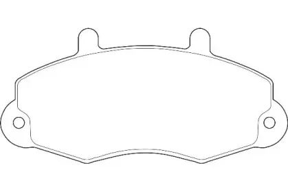 WBP21470A WAGNER Комплект тормозных колодок, дисковый тормоз