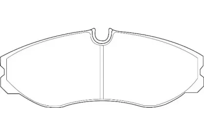 WBP21481A WAGNER Комплект тормозных колодок, дисковый тормоз
