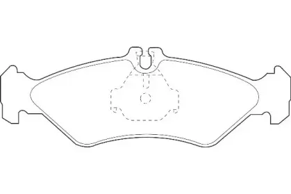 WBP21621A WAGNER Комплект тормозных колодок, дисковый тормоз