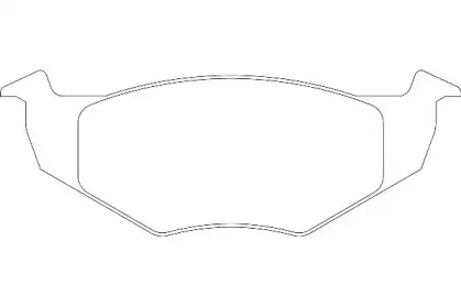 WBP21866D WAGNER Комплект тормозных колодок, дисковый тормоз