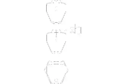 WBP23119A WAGNER Комплект тормозных колодок, дисковый тормоз