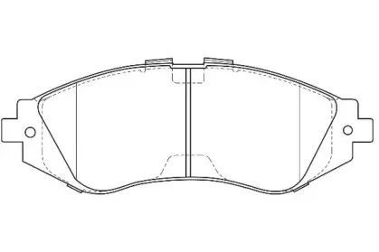 WBP23234B WAGNER Комплект тормозных колодок, дисковый тормоз