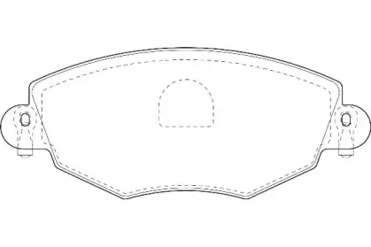 WBP23279A WAGNER Комплект тормозных колодок, дисковый тормоз