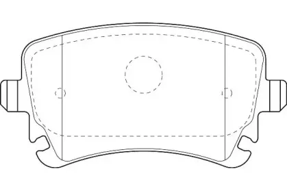 WBP23326B WAGNER Комплект тормозных колодок, дисковый тормоз