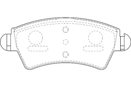 WBP23332A WAGNER Комплект тормозных колодок, дисковый тормоз