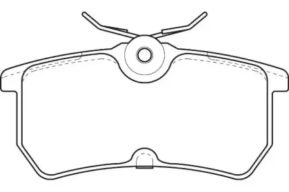 WBP23353A WAGNER Комплект тормозных колодок, дисковый тормоз