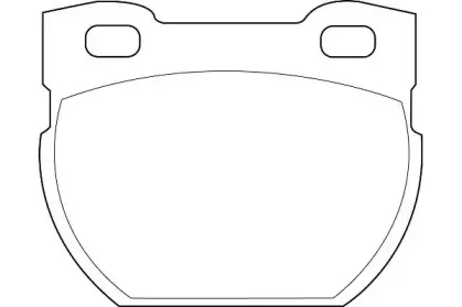 WBP23471A WAGNER Комплект тормозных колодок, дисковый тормоз