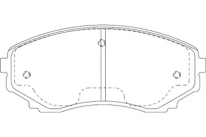 WBP23515A WAGNER Комплект тормозных колодок, дисковый тормоз
