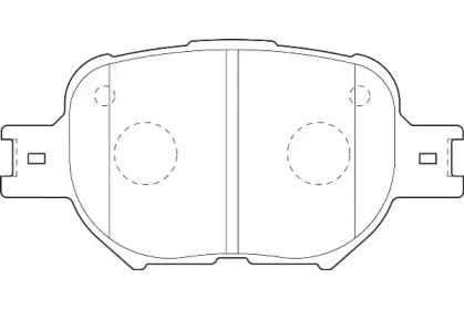 WBP23526A WAGNER Комплект тормозных колодок, дисковый тормоз