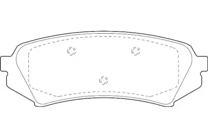 WBP23539A WAGNER Комплект тормозных колодок, дисковый тормоз