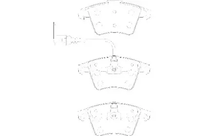 WBP23746B WAGNER Комплект тормозных колодок, дисковый тормоз