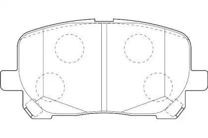 WBP23836A WAGNER Комплект тормозных колодок, дисковый тормоз