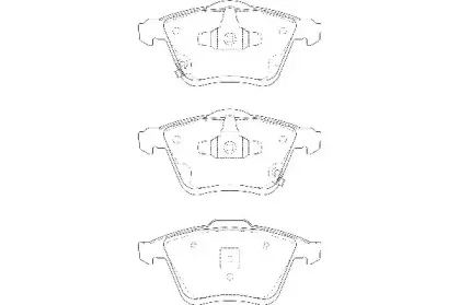 WBP24002A WAGNER Комплект тормозных колодок, дисковый тормоз