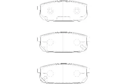 WBP24058A WAGNER Комплект тормозных колодок, дисковый тормоз