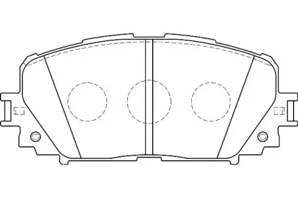 WBP24708A WAGNER Комплект тормозных колодок, дисковый тормоз
