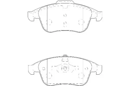 WBP24870A WAGNER Комплект тормозных колодок, дисковый тормоз