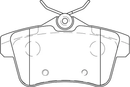 WBP24922A WAGNER Комплект тормозных колодок, дисковый тормоз