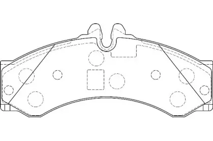 WBP29153A WAGNER Комплект тормозных колодок, дисковый тормоз