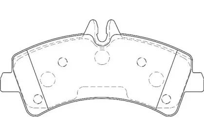 WBP29217A WAGNER Комплект тормозных колодок, дисковый тормоз