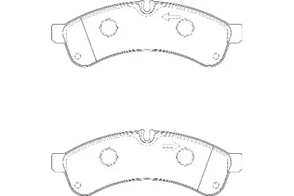 WBP29231A WAGNER Комплект тормозных колодок, дисковый тормоз